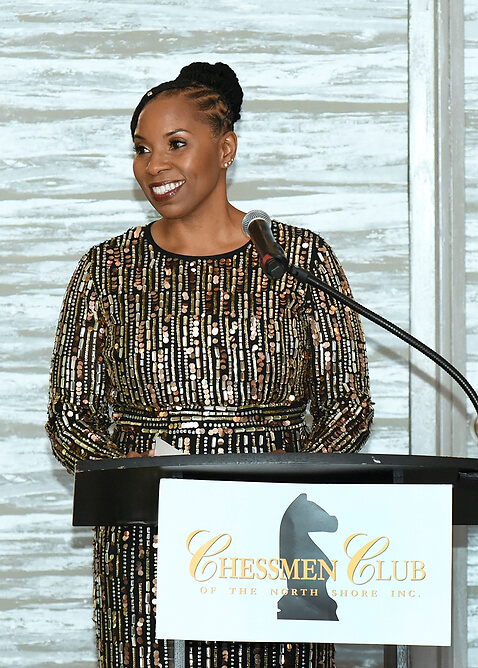 McGaw President giving a speech