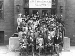 A group of youth delegates from Emerson Street Y.