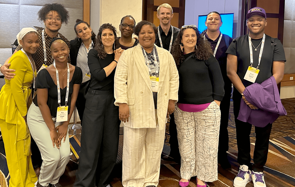 A group of educators at a conference.