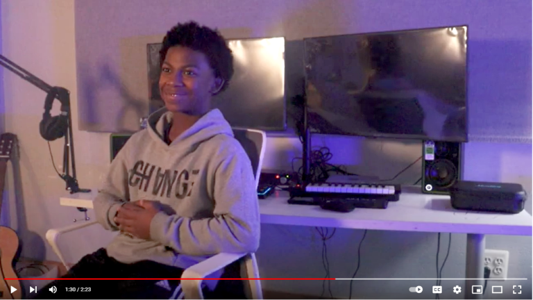 screenshot of video