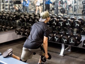 Free weights area