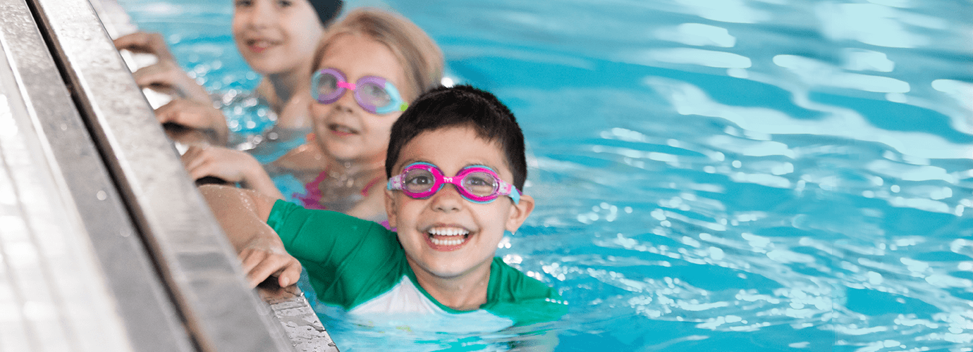 Kids in a YMCA pool
