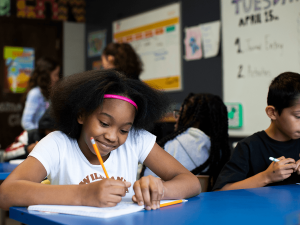 Young person in YMCA afterschool program.