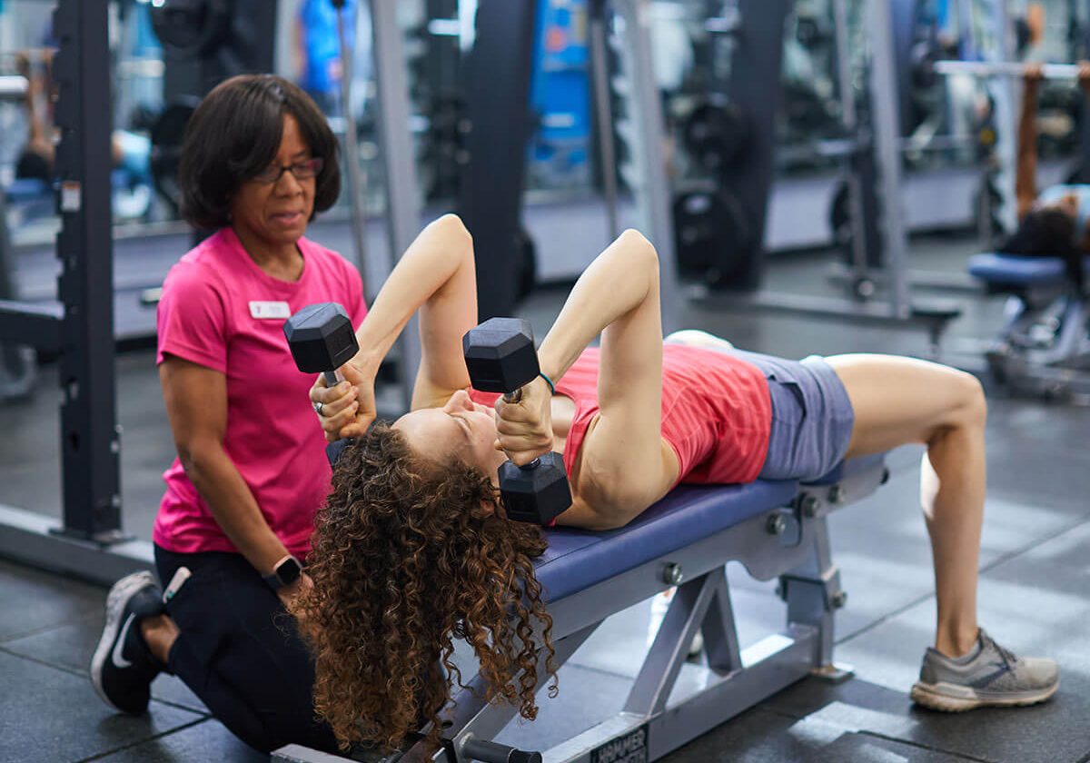 Free weights area